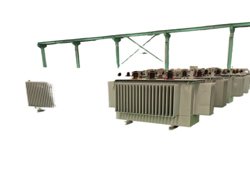Enclosed oil-immersed power transformer